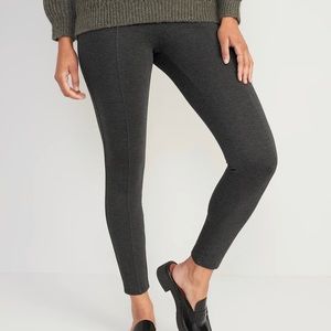 Old Navy Womens Stevie Pants Size XL Gray Pull On Ankle High Rise, Gently Used